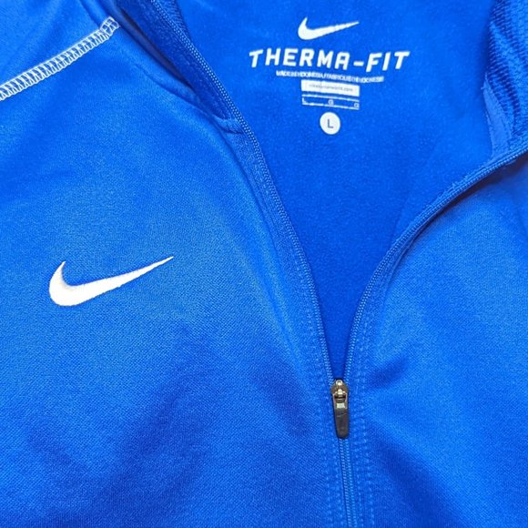 Nike Therma-Fit Mens Pullover Blue Large - Picture 3 of 3